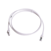 Patch Cord Z-MAX Cat6A S/FTP, CM/LS0H, 5ft, Color Blanco, Versión Bulk (Sin Empaque Individual)
