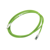 Patch Cord Z-MAX Cat6A S/FTP, CM/LS0H, 7ft, Color Verde, Versión Bulk (Sin Empaque Individual)
