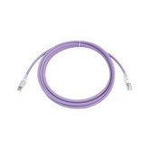 Patch Cord Z-MAX Cat6A S/FTP, CM/LS0H, 10ft, Color Violeta, Versión Bulk