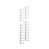 Kit de Dedos para Gestión de Cables / 100 mm de Longitud / Para Gabinetes de 42 o 45 UR / Anchura Ajustable 600-800 mm / Color Blanco
