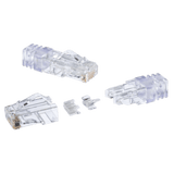 Plug RJ45 Cat6A, Para Cable UTP Vari-Matrix Tipo Plenum, 23 AWG, Chapado en Oro de 50 Micras, Paquete de 100 Piezas
