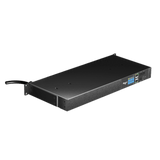 PDU EL2P Switchable y Monitoreable por Toma (MS) para Distribución de Energía, Enchufe de Entrada NEMA L5-20P, Con 8 Salidas 5-20R, Horizontal 19in, 120 Vca, 20 Amp, 1 UR
