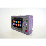 OTDR Touch para Pruebas en los Enlaces de Fibra Óptica Multimodo / Longitudes de onda 850nm y 1300nm / Función VFL 10mW / Función OPM / Función de Mapeo de cables de Red RJ45 / Recargable / Distancia de prueba de hasta 26