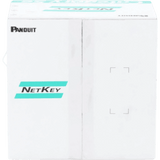 Bobina de Cable UTP 305 Metros (1000 Pies) de Cobre, NetKey, Gris Claro, Categoría 5e (24 AWG), PVC (CM), de 4 Pares