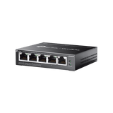Switch Gestionado 5 Puertos Gigabit / 4 Puertos PoE+ 802.3at/af / 65W Power Budget / Gestión Cloud Omada SDN / Sin Ventiladores / QoS / VLAN