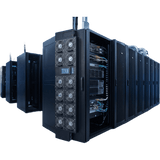 Enfriador de Puerta Trasera Activo para Rack 42U / Ancho 800 mm (31.5 in) / Capacidad hasta 78 kW / Refrigeración por Agua Fría / 12 Ventiladores DC Hot-Swap / Hoffman RackChiller RDHX PRO