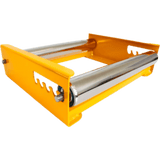 Base con Rodillos Fibra Óptica / Capacidad 300 kg / Acero Galvanizado / Carretes 180-480 mm / Ancho 500 mm