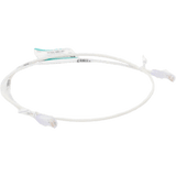Cable de Parcheo TX6, UTP Cat6, Diámetro Reducido (28AWG), Color Blanco Mate, 2 ft.