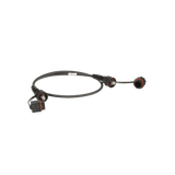 Patch Cord Cat6A IndustrialNet, Blindado S/FTP, Con Plug Industrial y Tapa en Cada Extremo, 2 Metros