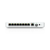 Switch UniFi Flex 2.5G 8 puertos PoE++ / Administrable capa 2 / 8 puertos RJ45 2.5G POE++ / 1 puerto RJ45 10G / 1 puerto SFP+ 10G / Alimentación por POE+++ o fuente NO incluidos