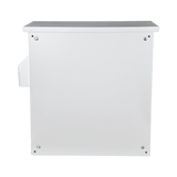 Gabinete de Acero para Exterior / IP55 / IK10 / Ventilación con Ventilador 110 VCA / 593 x 609 x 399 mm (1.95 x 2.0 x 1.31 ft) / Placa Trasera Galvanizada 550 x 565 mm