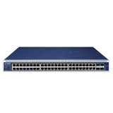 Switch Administrable Capa 3 / 48 Puertos 10/100/1000T 802.3bt PoE++ / 4 Puertos 10G SFP+ / Dos Ranuras Para Fuente de Alimentación Modular / 3200W PoE Budget / Compatibilidad IPv4/IPv6 / VLAN / QoS / ERPS