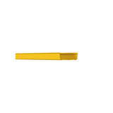 Canaleta FiberRunner™ 12X4, de PVC Rígido, Color Amarillo, 3 m. de Largo
