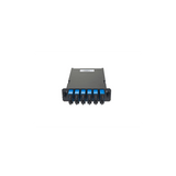 Placa Acopladora de Fibra Óptica FAP, Con 12 Pigtails y 6 Conectores SC Duplex (12 Fibras), Para Fibra Monomodo OS1/OS2, Color Azul