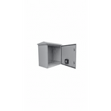 Gabinete de Acero para Exterior / IP55 / IK10 / Ventilación con Ventilador 110 VCA / 593 x 609 x 399 mm (1.95 x 2.0 x 1.31 ft) / Placa Trasera Galvanizada 550 x 565 mm