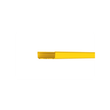 Canaleta FiberRunner™ 12X4, de PVC Rígido, Color Amarillo, 3 m. de Largo