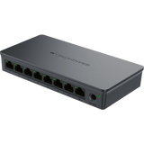 Switch de Red Administrable Capa 2 Lite / 8 Puertos Gigabit Ethernet / VLAN / QoS / Snooping IGMP / Montaje en Pared y Escritorio / Compatible con GDMS