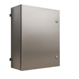Gabinete IP66 / Acero Inoxidable / 600x600x250 mm (23.6x23.6x9.8 in) / Placa Galvanizada / 50 kg Carga