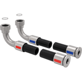 Kit de Mangueras Flexibles 4.5 m (14.8 ft) para RackChiller RDHX PRO / Conexión Hembra 1" BSPP con Junta Plana / Conexión Tri-Clamp / Adaptadores BSPP NPT FD83 Disponibles / Hoffman
