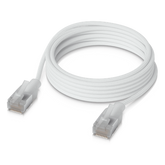 Patchcord UniFi Premium Cat6A de 2 m (6.6 Pies), hasta 10G / Soporta hasta PoE+++ / Conector RJ45 Transparente para Mejores Efectos de Luz Etherlighting