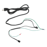 Cable de alimentación con Termostato Integrado para Ventiladores / 1.8 m (5.9 ft) / 115V / 10A / Cobre / Negro / 2 Conectores para Ventiladores