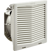 Ventilador Con Filtro de Montaje Lateral HF13, Con Flujo de Aire de 197 CFM, 115 Vca, Color Gris Claro