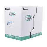 Bobina de Cable UTP 305 m. de Cobre, TX6000™ PanNet, Reelex, Azul, Categoría 6 Mejorado (23 AWG), PVC (CM), de 4 pares