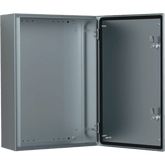 Gabinete de Acero Inoxidable 304L ASR IP66 / 500x500x210 mm (19.7x19.7x8.3 in) / 1 Cerradura / Montaje Placa 2 mm