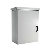 Gabinete Para Exterior OSP ComLine de 18 UR, 700 mm de Ancho, 600 mm de Profundidad De Aluminio, Color Gris Claro Con Protección NEMA 4/12/4X/3/3R; IP66