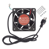 Ventilador de 110 Vca de 12 x 12 cm con Cable y Tornillería