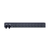 PDU ATS (Fuente Redundante Auto-transferible) Monitoreable, Para Distribución de Energía, 2 Entradas 120 Vca NEMA5-15P, Con 10 Salidas NEMA 5-15R, Horizontal 19in, 1UR