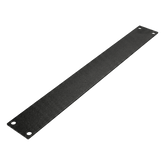 Tapa Ciega para Rack de 19 Pulgadas, 1 UR, Acero Negro