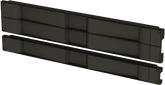 Tapa Ciega para Rack / 19" / 1 UR / Instalación a Presión sin Herramientas / Plástico UL / Negro Mate