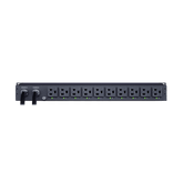 PDU ATS (Fuente Redundante Auto-transferible) Monitoreable, Para Distribución de Energía, 2 Entradas 120 Vca NEMA5-15P, Con 10 Salidas NEMA 5-15R, Horizontal 19in, 1UR