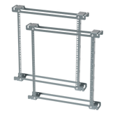Ángulos de Rack ProTek / 12U / 19 pulgadas / Orificios Roscados (Tapped) / Acero / Zinc Plated / 533 mm (21 in) / EIA-310