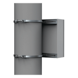 Kit de Fijación para Postes / Enclosure Pole Fixation / Acero Galvanizado / Carga Máxima 900 N / Diámetro Poste 80-250 mm (3.15-9.84 in) / 2 Perfiles + Accesorios