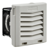 Ventilador Con Filtro de Montaje Lateral HF04, Con Flujo de Aire de 21 CFM, 115 Vca, Color Gris Claro