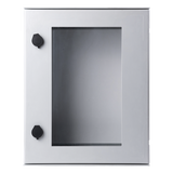 Gabinete de Poliéster IP65 / Puerta Transparente / 400 x 500 x 200 mm / Placa de Montaje Interior / Carga 30 kg