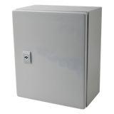 Gabinete de Acero IP66 / IK10 / 250 x 300 x 150 mm / Carga 30 kg / Placa Montaje 200 x 265 mm / Cerradura con Llave