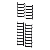 Kit de Dedos Para Administración de Cables en Gabinetes FlexFusion™ Light, de 48 UR, Dedos de 100 mm de Longitud, Color Negro