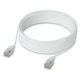 Patchcord UniFi Premium Cat6A de 5 m (16.4 Pies), hasta 10G / Soporta hasta PoE+++ / Conector RJ45 Transparente para Mejores Efectos de Luz Etherlighting