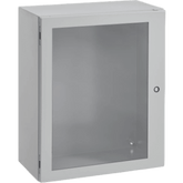 Gabinete Concept con Puerta de Ventana / 610 x 610 x 203 mm (24 x 24 x 8 in) / NEMA 4/12 / IP66 / Acero Gris Claro RAL 7035