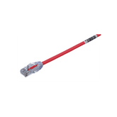 Cable de Parcheo UTP Cat6A, CM/LSZH, Diámetro Reducido (28AWG), Color Rojo, 20 cm.
