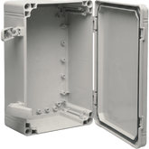 Gabinete QLine I Tipo 4X / 300 x 200 x 180 mm (11.81 x 7.87 x 7.09 in) / ABS / IP66 / Tapa Opaca con Tornillos / Montaje 280 x 180 mm / Gris RAL 7035