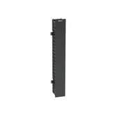 Organizador Vertical de Cable / 22U / 4.9 in Ancho / 131 Cables CAT6 / ABS / ROHS / Montaje Frontal