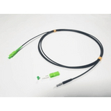 Rollo de Fibra Óptica Drop Redonda G657A2 Monomodo Simplex de 200 Metros con Conectores SC/APC-SC/APC para Instalaciones Aéreas o a la Intemperie