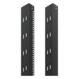 Ángulo con Tuerca Cuadrada de 19 pulgadas para rack ProLine, ajuste de 2000 mm, de acero, negro