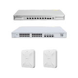 Solución Completa de Red para hasta 1500 Clientes y hasta 9 servicios de Internet., Ideal para Iniciar un Proyecto de Hotelería u Oficina