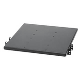 Charola de Doble Fijación en Rack de 2 Postes, 635 mm de Profundidad, y Soporte de Peso de 113 Kg, 1 UR, Color Negro