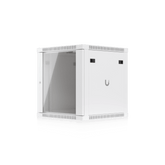 UACC Rack Cabinet 12U (598 x 600 mm) - Gabinete Cerrado para Montaje en Pared con Puerta Frontal de Vidrio Templado, Totalmente Ensamblado con Ventiladores Integrados y Paneles Removibles